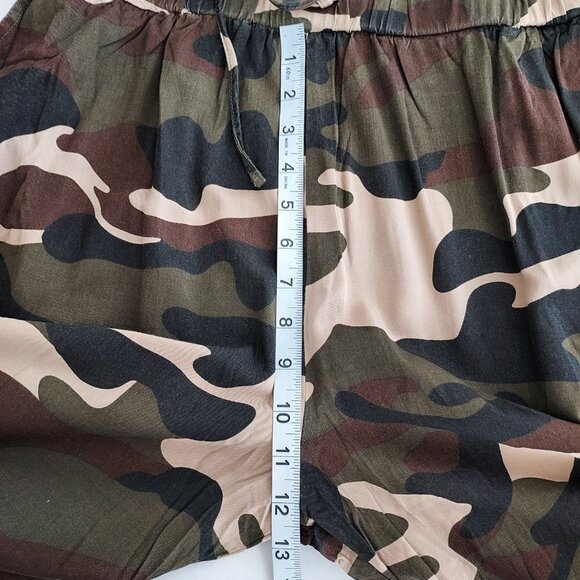 Easel 100% Cotton Camouflage Button Down Long Sleeve Jumpsuit NWT - Picture 8 of 16